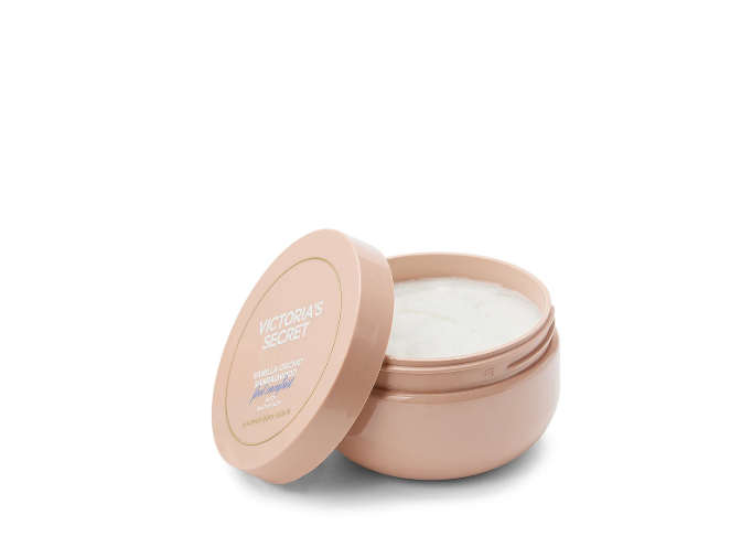 Exfoliante corporal Victoria Secret batido de vainilla, orquídea y sándalo